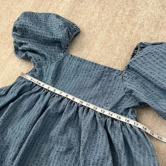 Levi’s Blue Cotton Summer Mini Dress With Pocket M - Picture 6 of 11